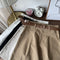 Img 2 - Wide Leg Shorts Women Petite Slim Look All-Matching High Waist Casual Pants iLoose Bermuda
