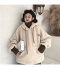 IMG 108 of False Two-Piece Sweatshirt Women Thick Loose Korean Tops ins Outerwear