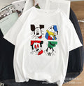 Img 11 - Short Sleeve T-Shirt Summer Round-Neck Women INS Korean Loose Trendy Mickey Mouse Cartoon Tops