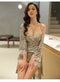 IMG 110 of Silk Strap Pajamas Women Leopard Stripes Sets Loungewear Sexy Pyjamas Summer Sleepwear