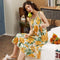 Cotton Pyjamas Women Summer Teens Camisole Solid Colored Sexy Dress Sleepwear