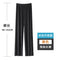 Img 6 - Wide Leg Pants Women Summer High Waist Drape Loose Floor Length Long Thin Ice Silk Straight Jeans