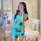 Pajamas Women Summer Short Sleeve Fresh Looking Cardigan Lapel Sets Loungewear Sleepwear