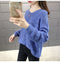 IMG 125 of Women See Through Knitted Sweater Tops Thin Loose Long Sleeved Outerwear