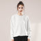 Img 1 - Round-Neck Sweatshirt Women Solid Colored Long Sleeved Loose Thick Warm Couple Undershirt LOGO