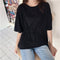 IMG 114 of Trendy Doll Blouse Plus Size Short Sleeve T-Shirt Women Summer Loose Niche Slim Look Tops Undershirt T-Shirt