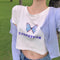 Img 8 - Summer White Short T-Shirt Women Sleeve insSlimming Slim-Look Western Bare Belly Feminine Tops T-Shirt