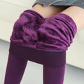 Img 7 - Step-Over Women Outdoor Pants Skin Colour Stockings Fitted One Piece Stretchable Warm Leggings