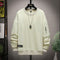 Img 3 - Sweatshirt Long Sleeved Round-Neck Trendy Handsome Cotton Undershirt Tops