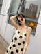 Img 1 - Casual Holiday Loose Slim Look Poker Dot A-Line Cami Dress Women Dress