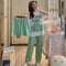 Factory SaleThree-Piece Pajamas Women Summer Short Sleeve Long Pants Plus Size ShopeeSoutheast Asia Loungewear Sleepwear