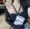 IMG 107 of Summer Thin White Knitted Cardigan Women Matching Sunscreen High Waist Short Tops Silk Outerwear