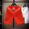 Summer Teens Casual Beach Pants Solid Colored Slim Look knee length Sporty Cargo Korean Trendy Men Shorts