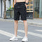 Img 4 - Summer Thin Silk Casual Shorts Men Loose Slim Look Straight Pants Trendy All-Matching knee length