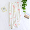 Pregnant Woman Pajamas Pants Summer Thin Cotton Home Double Layer Plus Size Loose Long Women Sleepwear