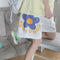 IMG 106 of Casual Pants Women Summer Cotton Breathable Printed Trendy Bermuda Shorts Korean High Waist Wide Leg Shorts