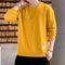 Round-Neck Long Sleeved Sweatshirt Trendy Tops Matching Outerwear