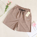 Img 7 - Summer Women Cotton Blend Loose Casual Pants Plus Size Shorts