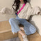 IMG 113 of Solid Colored Sweatshirt Women Korean Loose Couple Round-Neck insWomen Outerwear