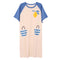 Img 5 - Teens Loose Summer Cotton Thin Pyjamas Pajamas Casual Cartoon Round-Neck Short Sleeve Loungewear