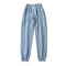 Img 5 - Casual Pants Women Thin Loose Summer High Waist Plus Size Jogger Harem