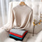 Img 3 - Undershirt Women Under Elegant Western Long Sleeved Half-Height Collar Sweater Knitted Tops
