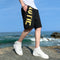 Img 4 - Shorts Men Pants Summer Trendy Loose knee length Beach Outdoor Straight Casual Thin K