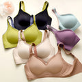 Img 1 - Seamless Jelly Bra Women Gradient Color-Matching No Metal Wire Flattering