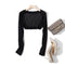 Silk Knitted High Waist Shawl Women Summer Long Sleeved Slip Matching Cardigan Thin Outerwear