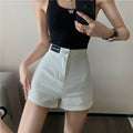 Img 6 - Denim Shorts Women Summer High Waist Stretchable Hot Pants Hong Kong Vintage Sexy insPants