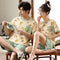 Couple Pajamas Women Summer Cotton Short Sleeve Korean Men Casual Thin Loungewear Two-Piece Sets Sleepwear