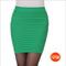 Img 15 - Striped Hip Flattering Women High Waist Slimming Stretchable Plus Size Pencil Skirt