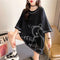 Img 6 - Loose Lazy White Short Sleeve T-Shirt Women Summer Mid-Length Popular insTops