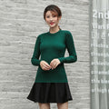 Img 1 - Korean Women Sweater Thick Warm Long Sleeved Knitted Pullover