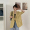 IMG 118 of Blazer Women Summer Korean Casual All-Matching Thin Elegant Loose Three-Quarter Length Sleeves Popular Suit Outerwear