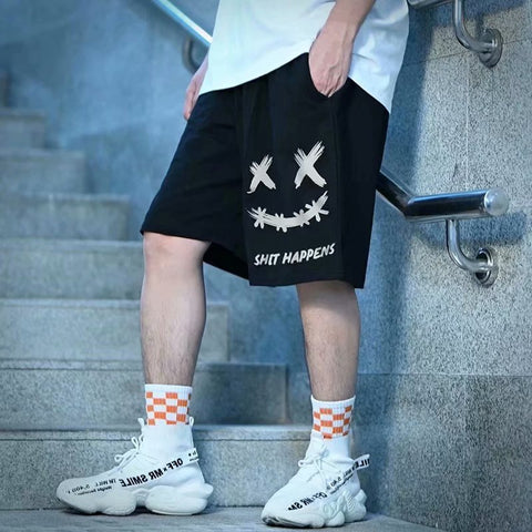 IMG 104 of Summer Casual Shorts Men Trendy Loose Thin knee length Teens Student Pants Shorts