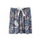 Img 5 - Cotton Pajamas Pants Women Summer Shorts Popular Thin Wide-legged Synthetic Outdoor Japanese Plus Size Home