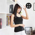 Img 6 - Summer Women Cotton Solid Colored Camisole Korean Slim Look Bare Back Fresh Looking Casual Camisole