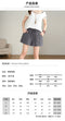 IMG 103 of Thin Outdoor Casual Cotton Blend Women Pants Loose Track Shorts High Waist Straight Plus Size Slim Look Harem Shorts