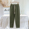 Img 13 - Cotton Blend Women Pants Loose Plus Size Thin Colourful Ankle-Length Straight Casual Pants