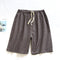 Summer Thin Cotton Couple Shorts Men Women Home Pants Minimalist Loose Short Pajamas Sleepwear