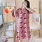 Plus Size Pajamas Women Summer Short Sleeve Adorable Cartoon Student Pregnant Woman Sweet Look Pyjamas Loose Korean Casual Loungewear Sleepwear