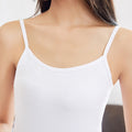 Img 4 - Summer Women Cotton Solid Colored Camisole Korean Slim Look Bare Back Fresh Looking Casual Camisole