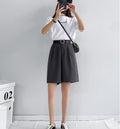 IMG 124 of Suits Shorts Women Summer Thin Casual High Waist Loose Slim Look Wide Leg Pants Plus Size Shorts