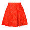 Img 7 - Women Europe Floral Mid-Length High Waist Invisble Zipper Chiffon Printed Short Skirt