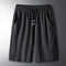 Men Beach Shorts Quick Dry Mesh Silk Stretchable Mid-Length Shorts