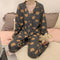 IMG 105 of insPajamas Women Korean Sweet Look Adorable Popular Long Sleeved Cardigan Teens Casual Pants Loungewear Sets Sleepwear