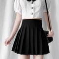 Img 4 - Pleated Skirt Women Summer Anti-Exposed College High Waist Korean A-Line Skirt