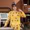 Pajamas Women Cotton Long Sleeved Casual Two-Piece Sets Plus Size Loungewear Sleepwear