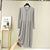 Img 4 - Long Sleeve Dress Women Modal Pajamas Loose Trendy Pyjamas Plus Size Pregnant Woman Mom Loungewear